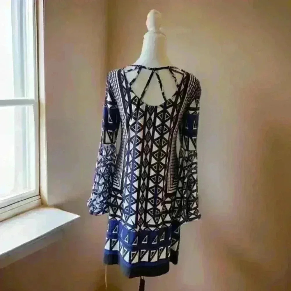 Multi Blue Dress - Picture 2 of 3